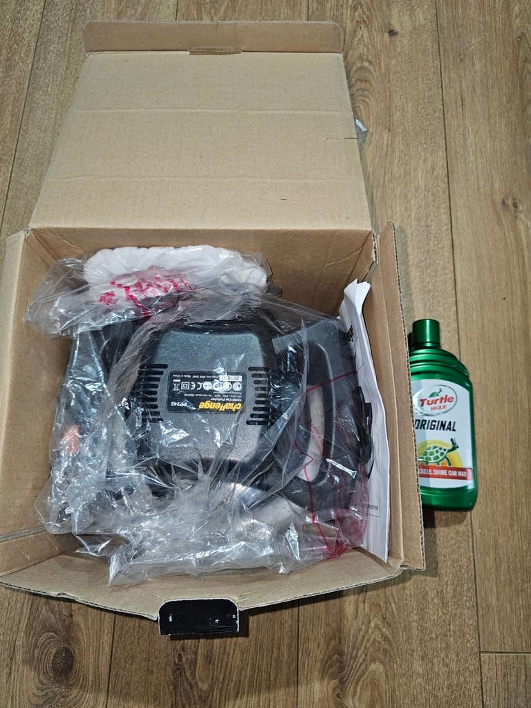 Challenge PP245 Car Polisher 120w with Car wax bottle liquid