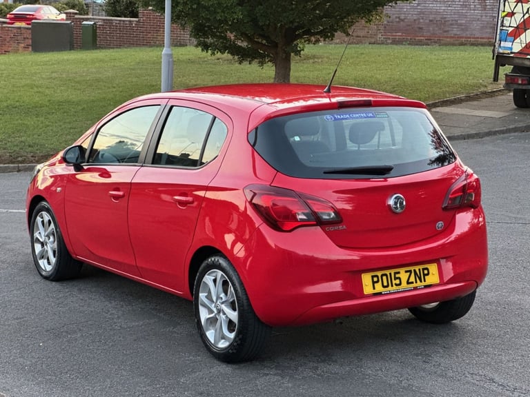 VAUXHALL CORSA 1.4 PETROL RED MANUAL 2015 LOW MILEAGE 63,000 LONG M.O.T EXCELLENT CONDITION