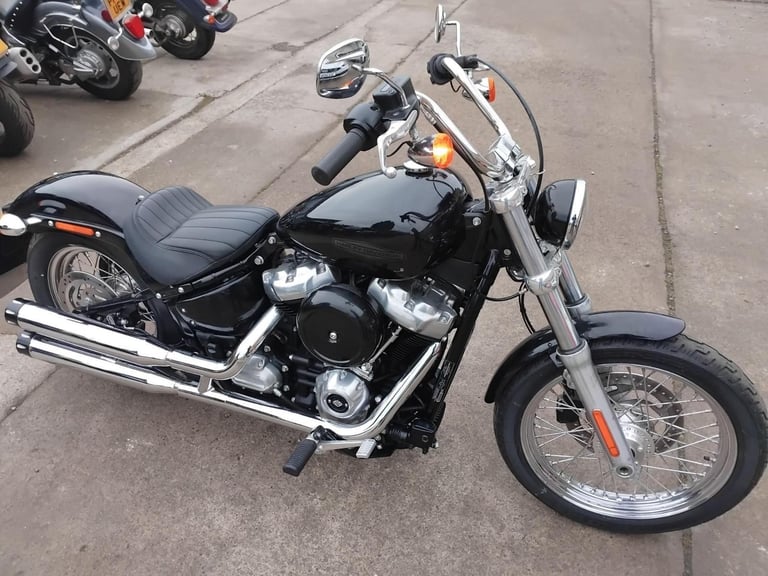 2021 21 HARLEY DAVIDSON FXST SOFTAIL STANDARD 1745 CUSTOM CRUISER BLACK- INC VAT