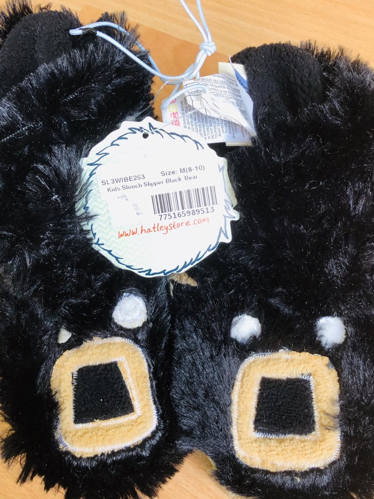 image for Kids Hatley slippers, brand new with tag
