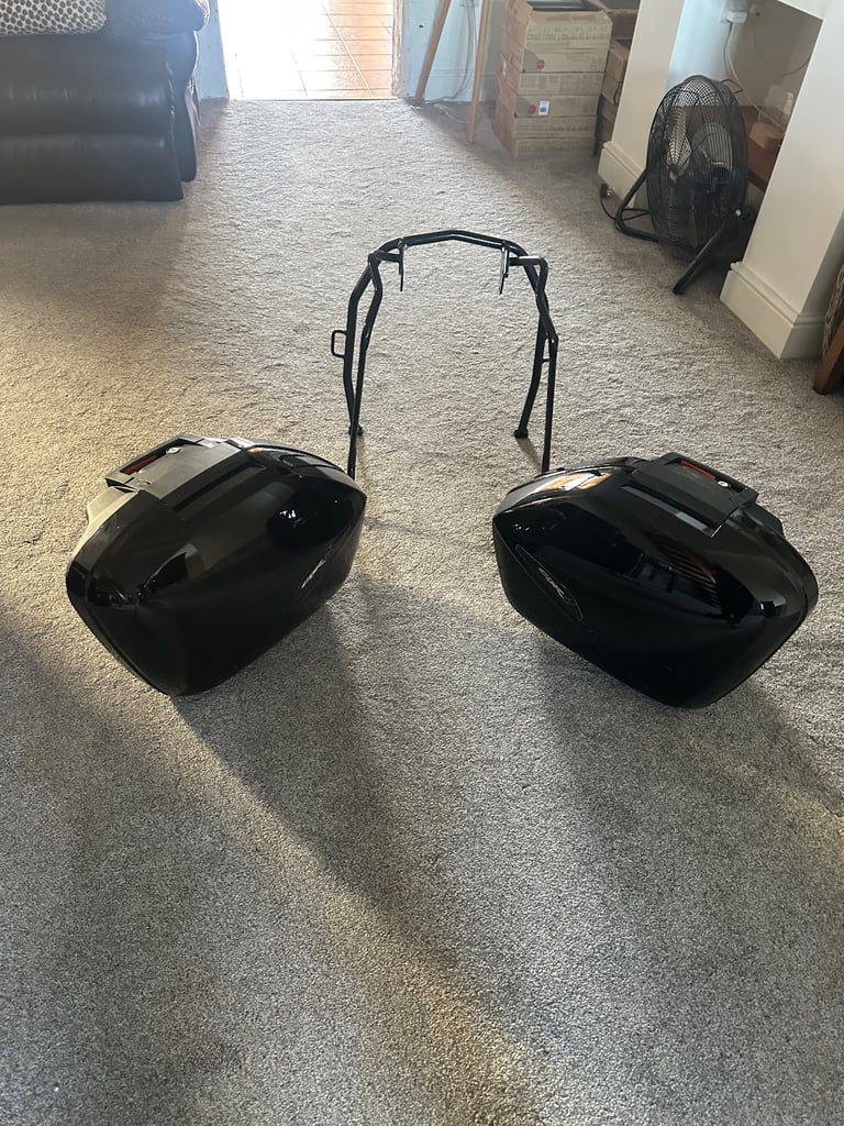 Genuine Honda CBR blackbird XX side panniers 