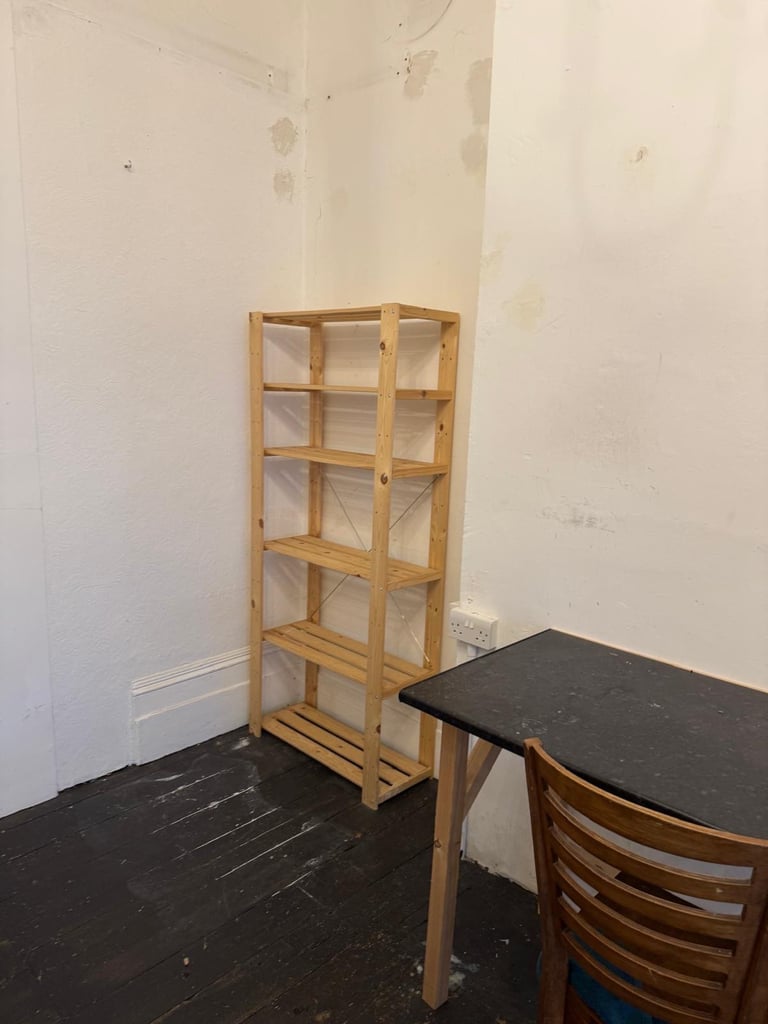image for Basic Open Wood shelving 5 Tier