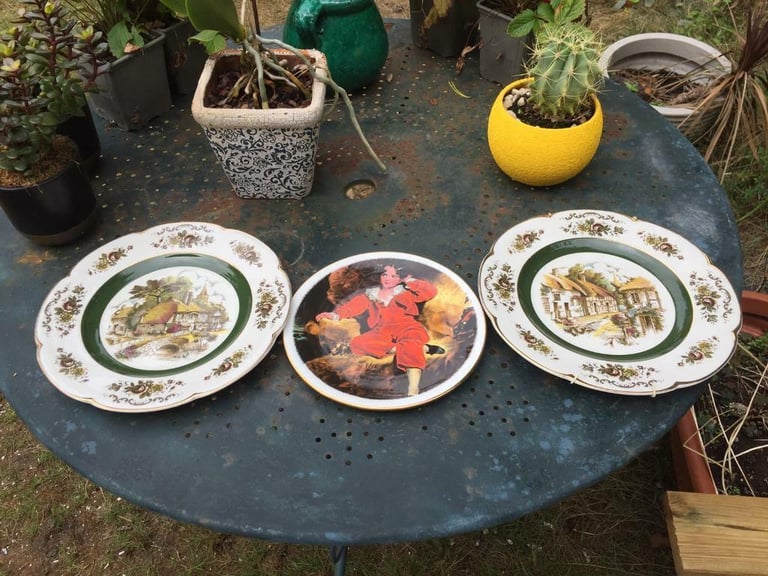 3 collectible plates 