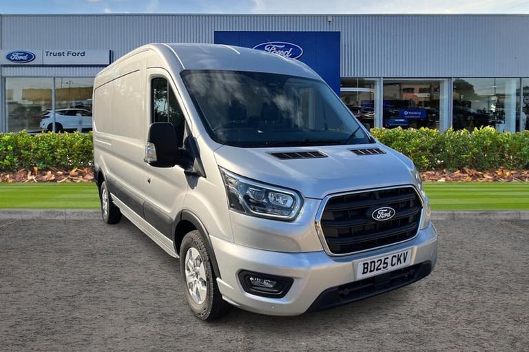 2025 Ford Transit 350 Limited AUTO L3 H2 LWB Medium Roof FWD 2.0 EcoBlue 165ps, SAT NAV, QUIC Pan...