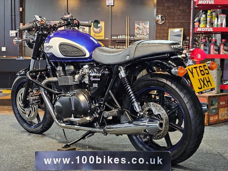 2015/65 TRIUMPH BONNEVILLE NEWCHURCH 865cc EXTRA'S 17,000 MILES