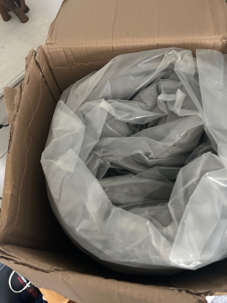 image for 🛏️ Brand New High-Rise Pine Bed Frame + Mattress – Never Used