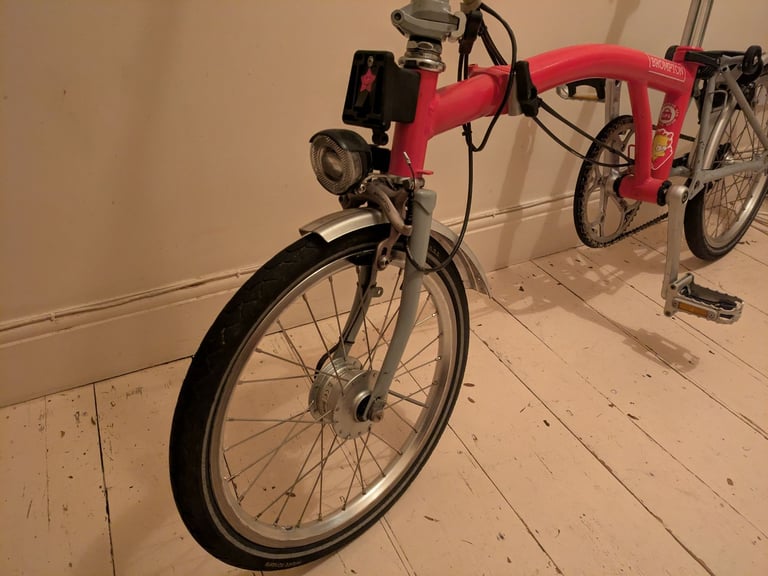 image for Brompton Folding Bicycle / Bike - Red / Ex-Demo NORWICH