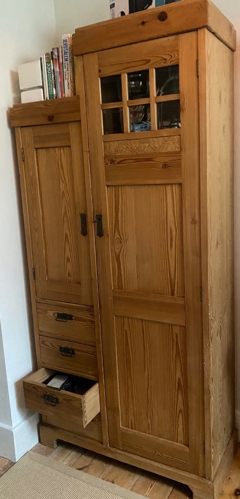 image for victorian pin cupboard 