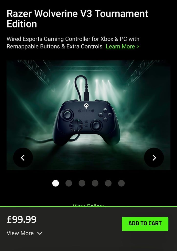 image for Razer Wolverine V3 Tournament Edition
