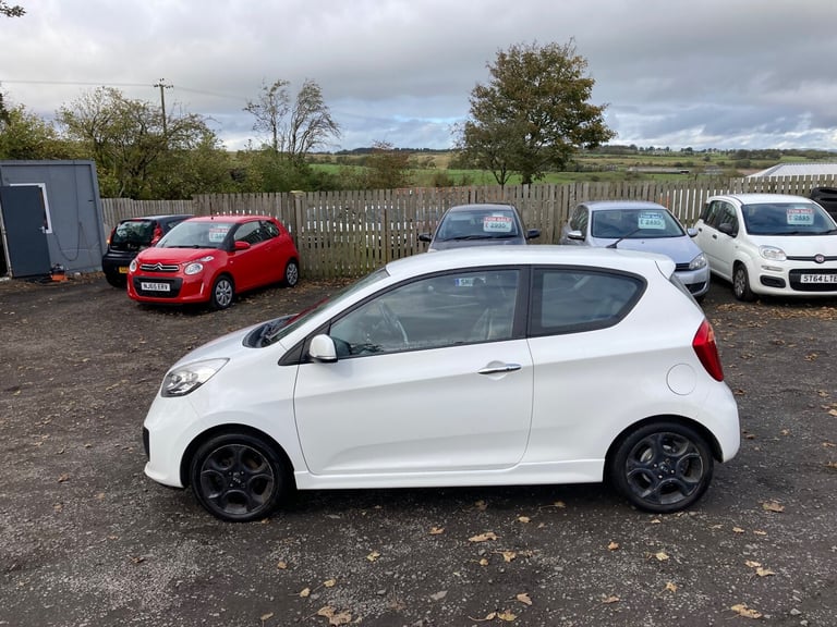 2014 Kia Picanto 1.25 White EcoDynamics 3dr HATCHBACK Petrol Manual