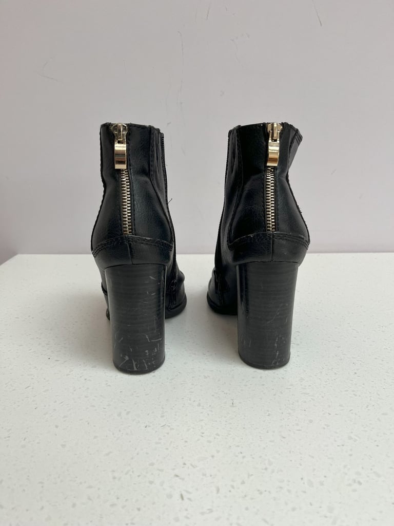 M&S Black Leather Boots
