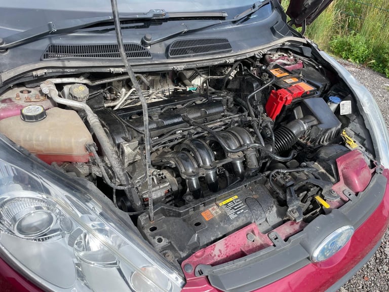 FORD FIESTA 1.2 ZETEC 09 REG MAGENTA RED 3 DOOR MOT JANUARY 12TH 2026 LOW INSURANCE 48+MPG