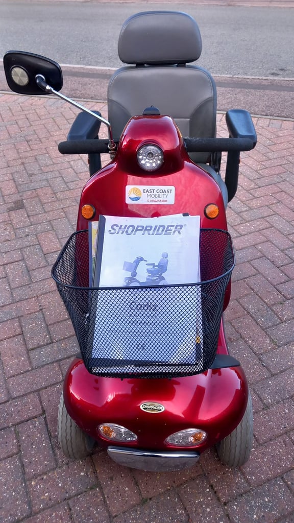 Shoprider cadiz mobility scooter, with warranty. 