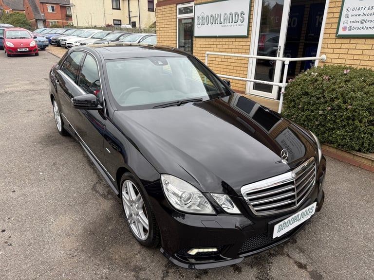 2009 Mercedes E250 Cdi Sport Blue Efficiency Automatic Saloon 63,000 Miles Black