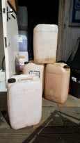 Plastic 25 litre drums i have about 50 used for Biodiesel soap... Ibc