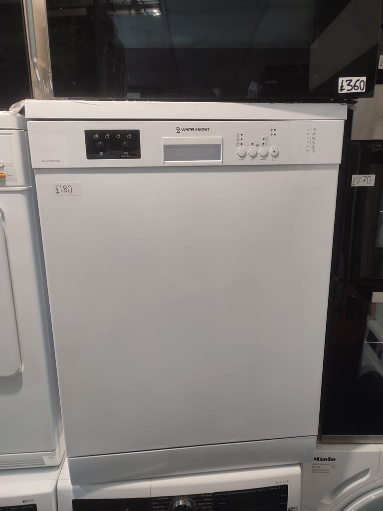 ➡️➡️ SPECIAL OFFER⬅️⬅️ NEW GRADED WHITE KNIGT 60CM WIDE FREESTANDING FULL SIZE DISHWASHER 