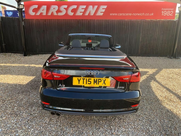 2015 Audi A3 Cabriolet 1.4 TFSI CoD S line Euro 6 (s/s) 2dr CONVERTIBLE Petrol Manual
