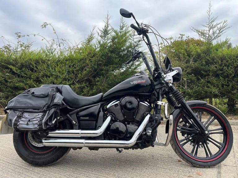 2012 12 KAWASAKI VN 900 CBF CUSTOM VN900 CU VANCE  HINES CRUISER TALL BARS