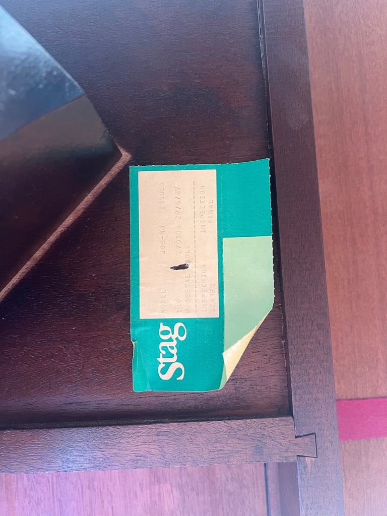 Stag Extendable Dining Table & 6 Chairs – Classic Vintage Set