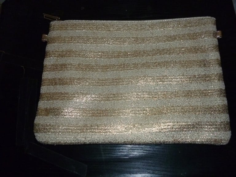 Zip up shoulder or Make Up Bag