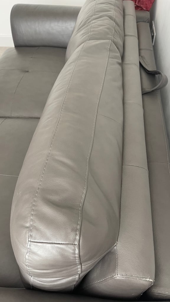 Italian Leather Bed settee  