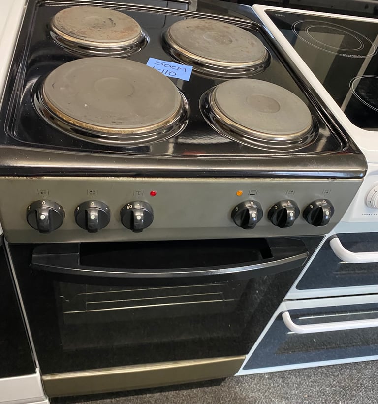 ☎️GREY PROLINE 50CM SOLID HOB ELECTRIC COOKER 