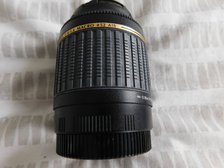 CANON FIT - TAMRON LD II  AF 55-200 ZOOM LENS  4 - 5.6 MACRO - CHINA - 52 DIA