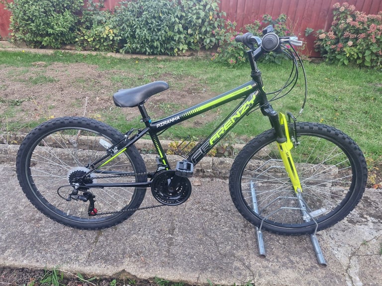 image for BOYS TEENAGER YOUTH FRENZY PIRANHA 24 INCH WHEELS 13 INCH FRAME 18 SPEED BIKE BICYCLE