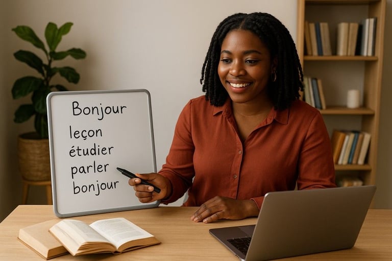 Learn French Online with an experienced teacher!