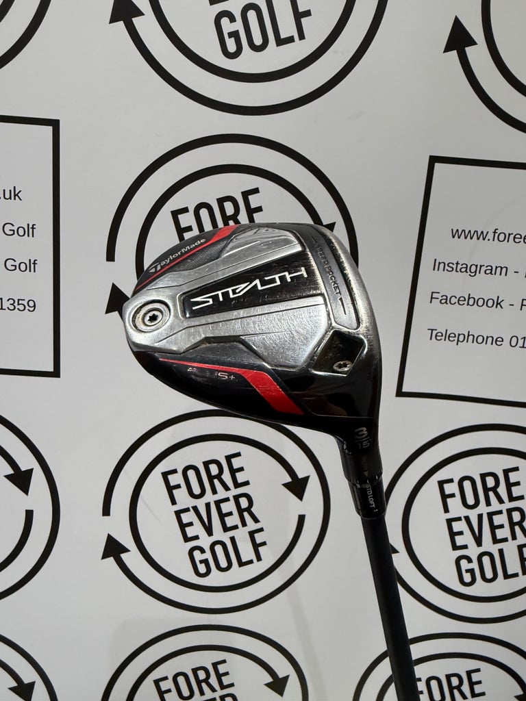 image for TAYLORMADE STEALTH+ 3 WOOD / 15 Degree / RH / 50g Reg Flex / GOOD USED