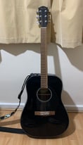 Fender acoustic guitar CD-60 black