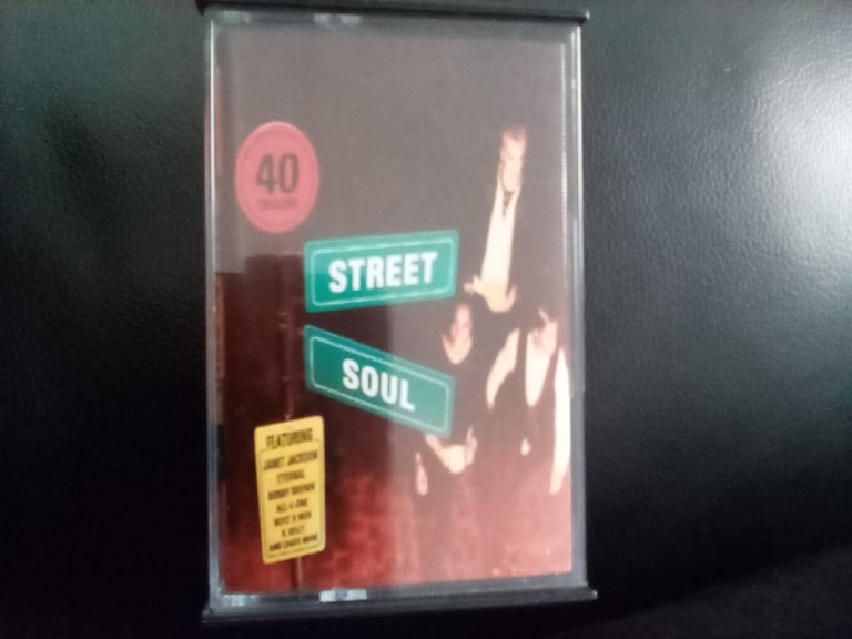 STREET SOUL DOUBLE CASSETTE TAPES BY VARIOUS ARTISTS * 40 TRACKS *