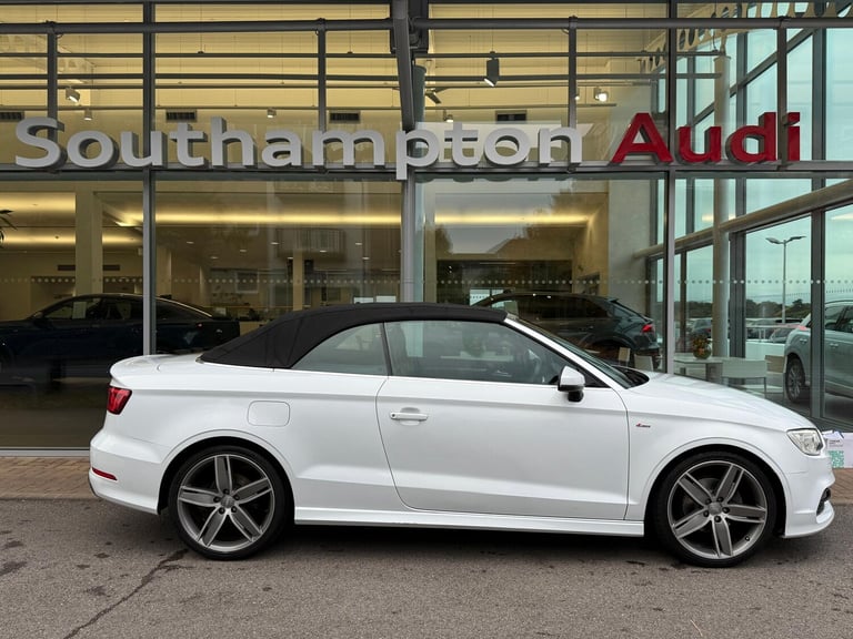 2015 Audi A3 Cabriolet 1.4 TFSI CoD S line Convertible 2dr Petrol S Tronic Euro 6 (s/s) (150 ps) ...