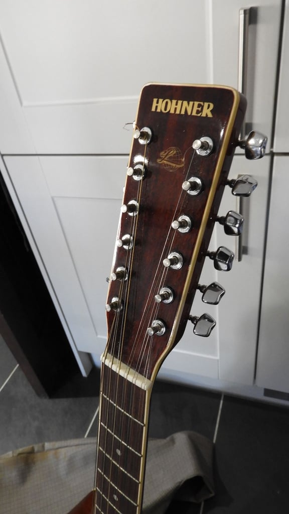 Hohner LW1200N 12 string, vintage guitar in immaculate condition