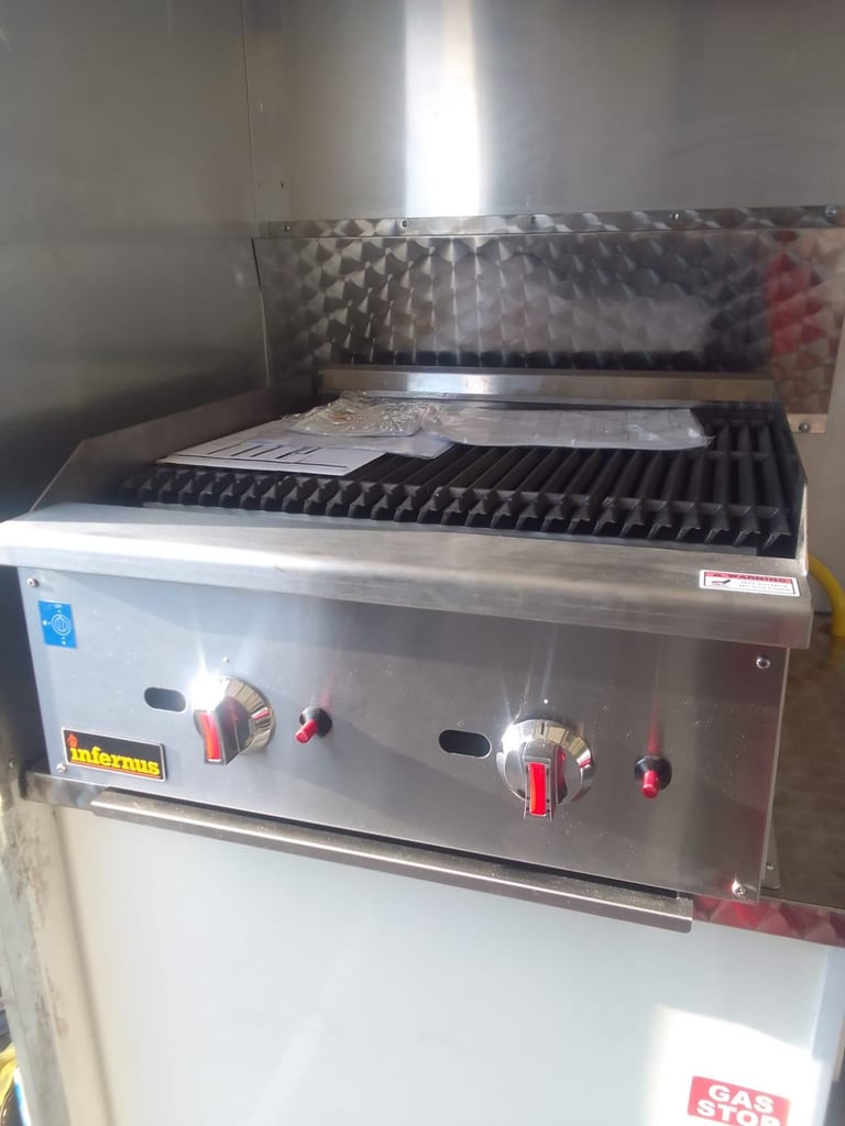 Catering equipment commercial gas griddles fryers restaurant trailer cafe pub equipment 