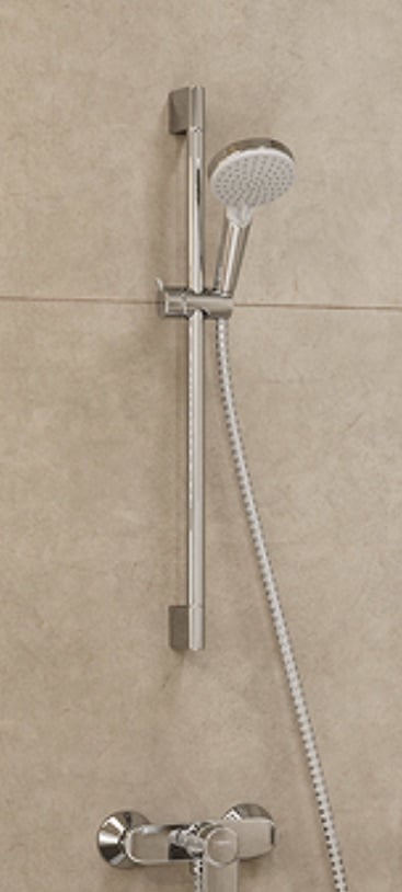 hansgrohe Vernis Blend Vario EcoSmart 2 Spray Shower Slider Rail Kit 65cm - 26279000