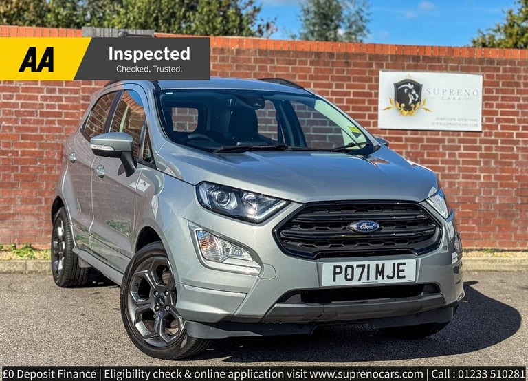 2021 Ford Ecosport 1.0T EcoBoost ST-Line Euro 6 (s/s) 5dr HATCHBACK Petrol Manual