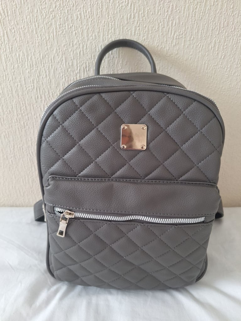 image for Ladies grey backpack