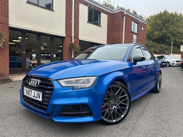 2017 Audi A3 2017 17-Reg Audi S3 TFSI Quattro Black Edition 5dr S Tronic Auto,FSH!!! HATCHBACK Pe...