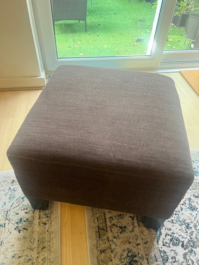 Brown Ottoman Footstool
