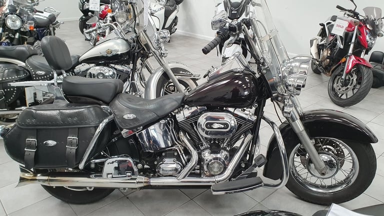 image for 2008 Harley Davidson FLSTC Heritage Classic – Black Cherry, Stage 1, VGC