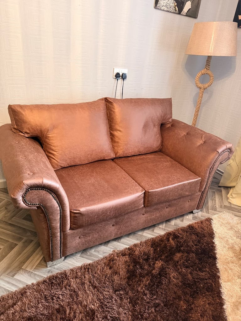 image for 2 Seater and 1 chair Sofa 