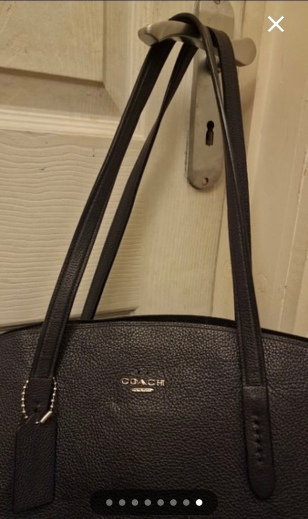 Classic genuine Coach tote bag