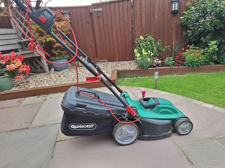 image for QUALCAST - Electric Rotary Lawn Mower - excellent  working  condition.