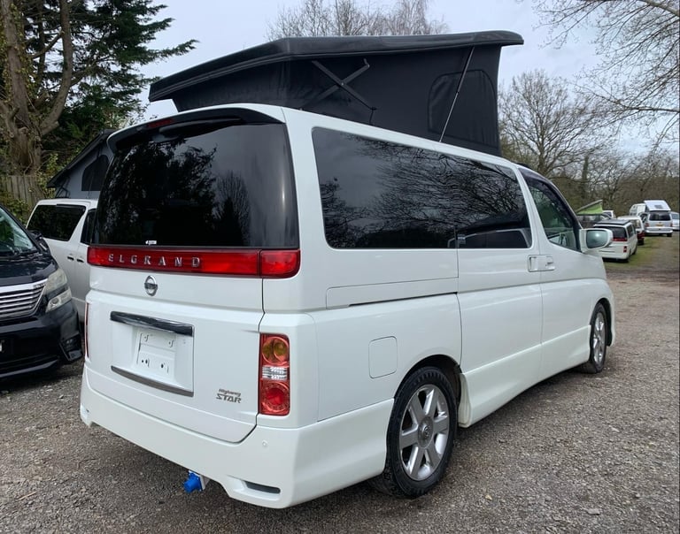 Nissan Elgrand RIDER POP TOP 4 Berth New Full Camper Conversion