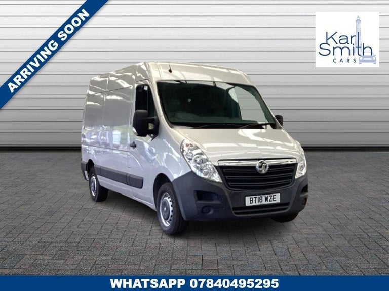 2018 Vauxhall Movano 2.3 CDTi ecoFLEX H2 Van 110ps [EURO 6] PANEL VAN DIESEL Man