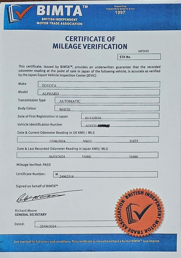 2016 Toyota Alphard 2.5  Petrol Automatic