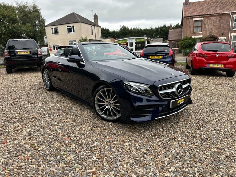 2019 Mercedes-Benz E-Class E220d AMG Line 2dr 9G-Tronic CONVERTIBLE DIESEL Automatic