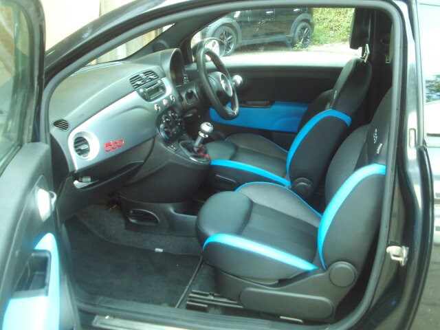 2015 Fiat 500 1.2 S 3dr Black 54k Miles Years MOT Warranty HATCHBACK Petrol Manual