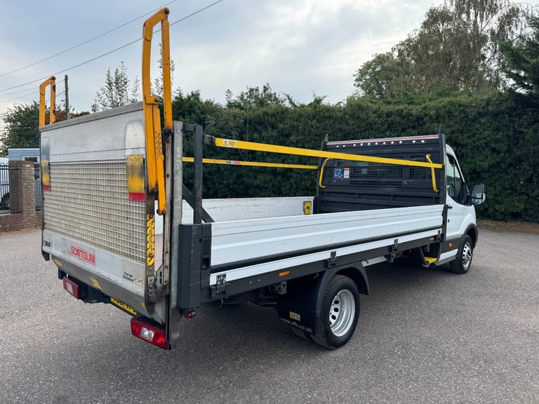 2021 Ford Transit 350 2.0 EcoBlue 130ps L4 LWB DROPSIDE TAIL LIFT AIR CON FSH  CHASSIS CAB Diesel...